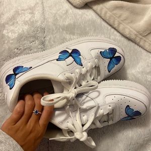 butterfly nike air forces